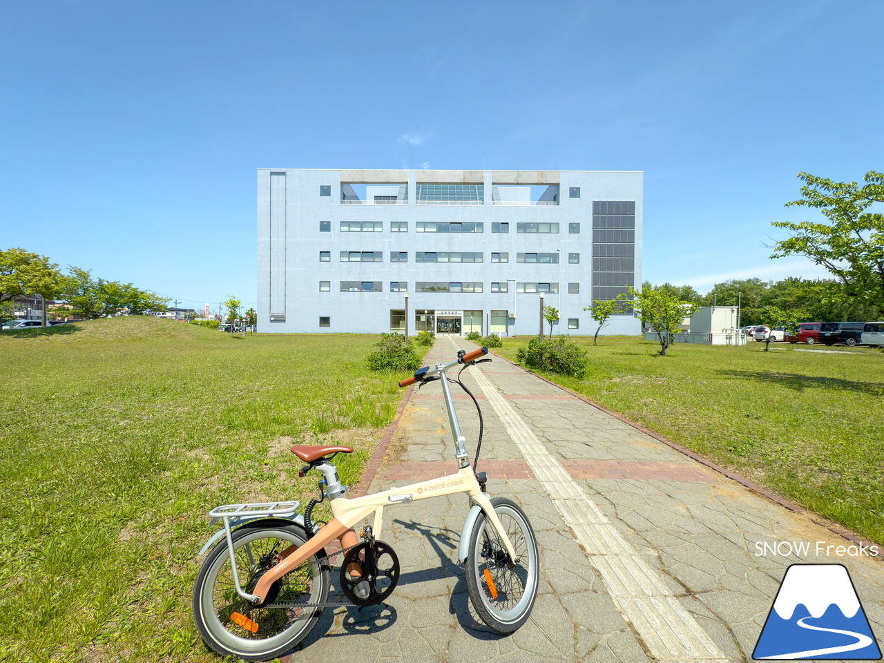 電動アシスト自転車『ADO Air Carbon』に乗って、札幌近郊をのんびりサイクリング♪